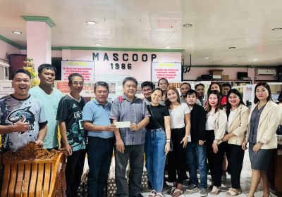 MASCOOP Grants P100,000 Support for Masisit Salt Maker Road