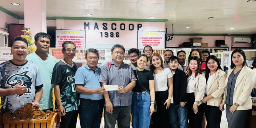 MASCOOP Grants P100,000 Support for Masisit Salt Maker Road